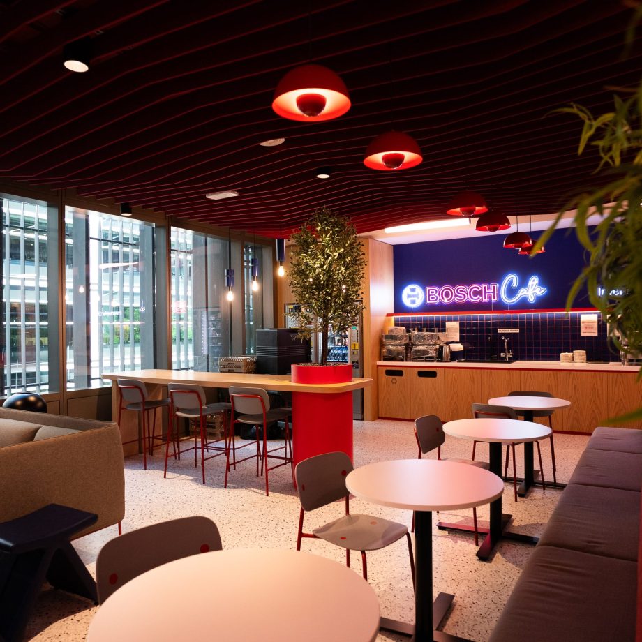 Bosch Cafe area in Dubai