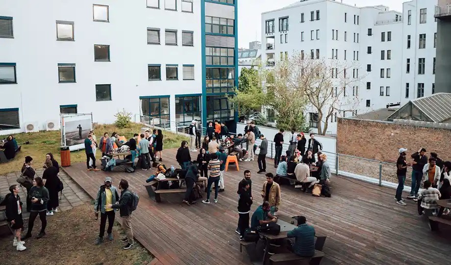 Students at Berlin Campus