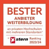 Bester Anbieter Weiterbuilding Hochschulen. Stern Ranking 2023/2024