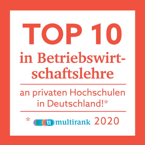 Top 10 in Betriebswirt - schaftslehre an privaten Hochschulen in Deutschland - 2020
