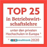 Top 25 in Betriebswirt-schaftslehre. Multirank 2020