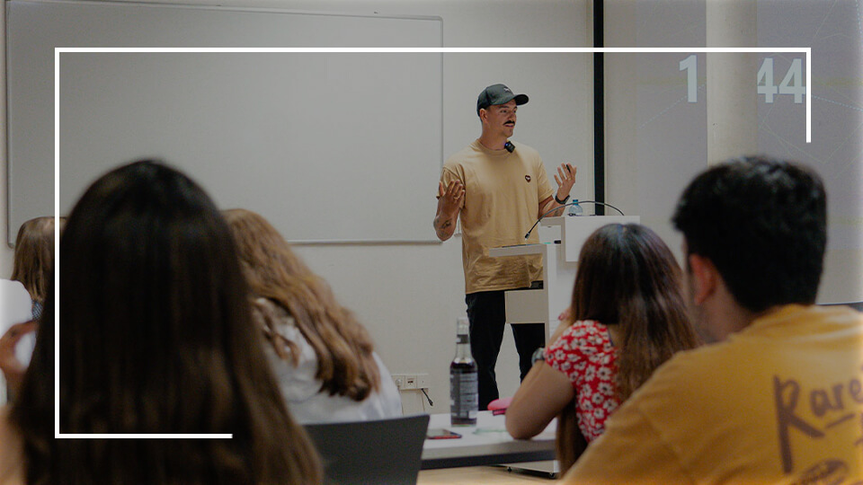 MBA Digital Technology classroom at UE Germany