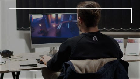 An MSc Software Engineering student attending a module