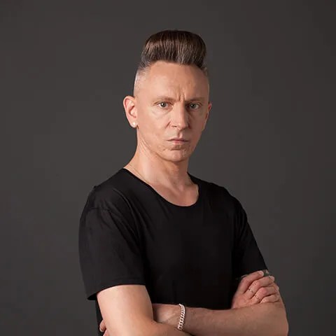 a man with his arms crossed