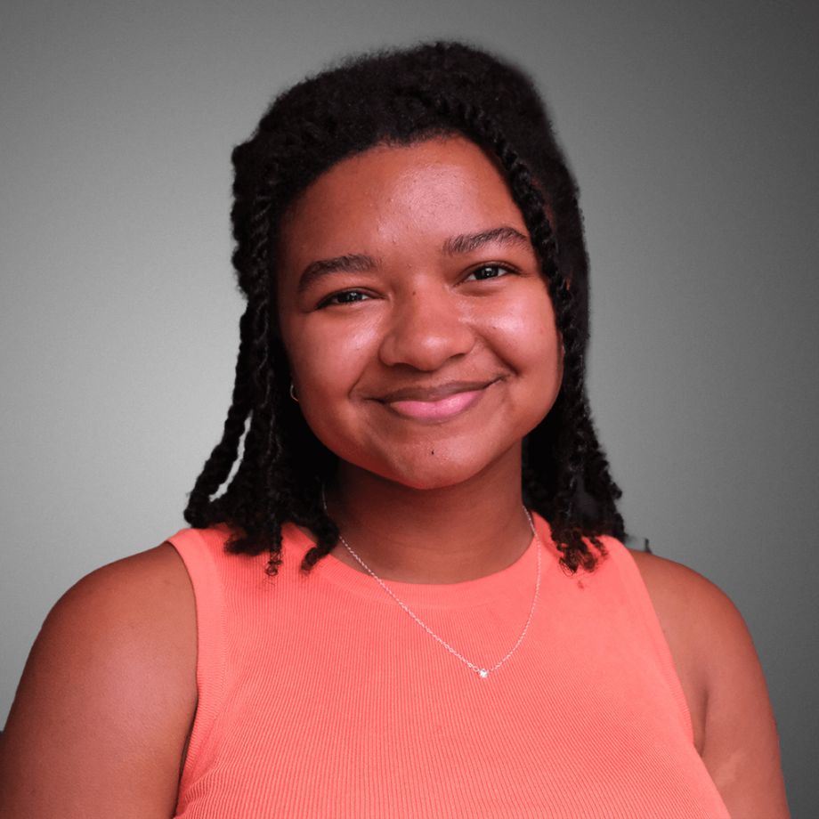 a woman smiling for the camera