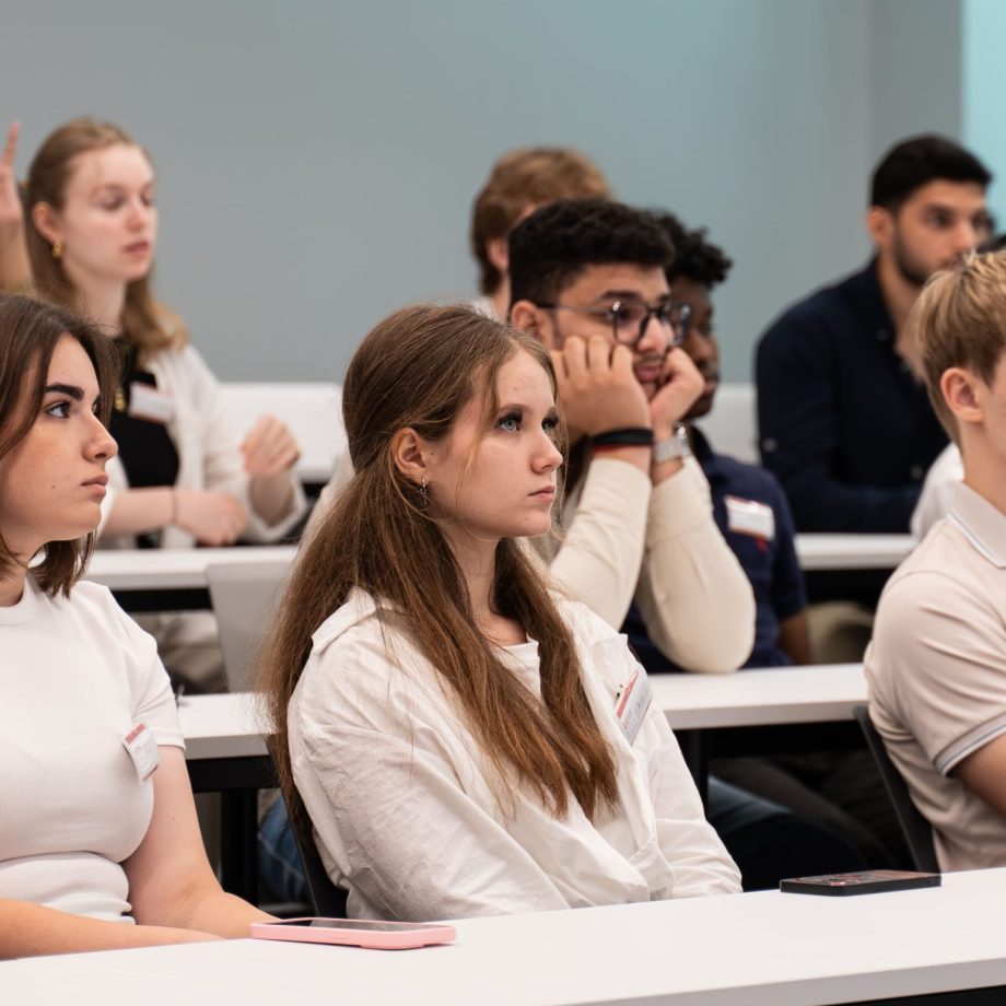 A group of students in a class