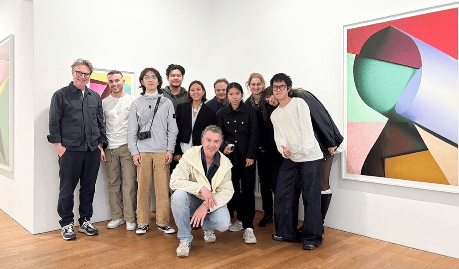 a group of people posing for a photo